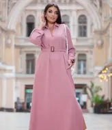 Длинное трикотажное платье  DG-d41643A550