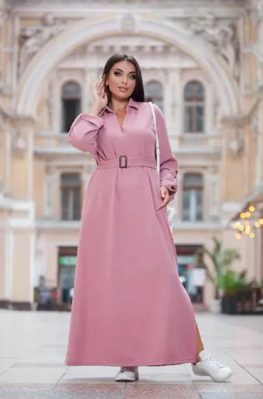 Длинное трикотажное платье DG-d41643A550 Длинное трикотажное платье DG-d41643A550