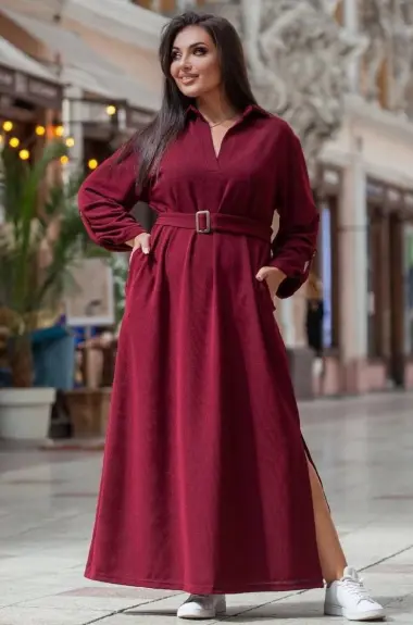 Длинное трикотажное платье DG-d41643A550 Длинное трикотажное платье DG-d41643A550