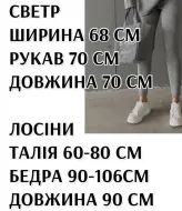 Костюм лосины и свитер  ELZ-3094A1100