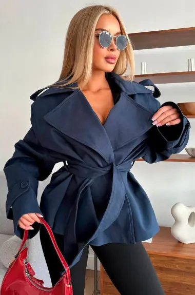 Тренч женский укороченный EVD-393A820