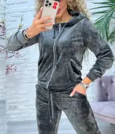 Бархатный спортивный костюм SABI-208.1A600