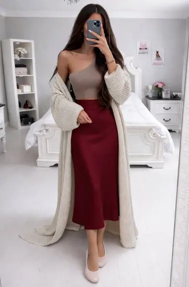 Шовкова спідниця KIK-008A290