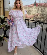 Летнее платье длинное PRA-1376A550
