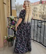 Летнее платье длинное PRA-1376A550