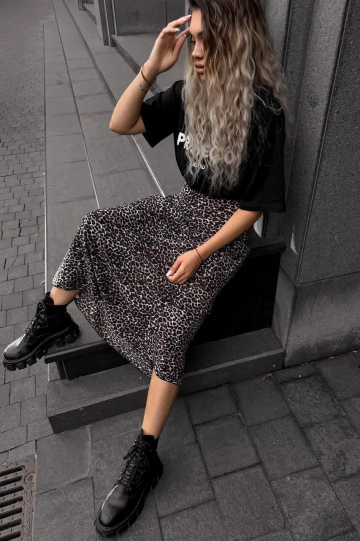 Сатинова спідниця FAV-M539A450