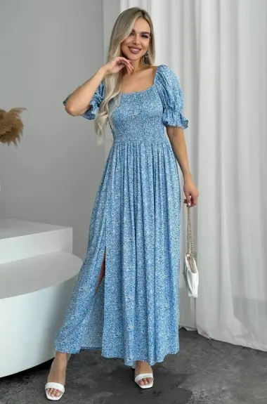 Длинное летнее платье  FAV-498A650