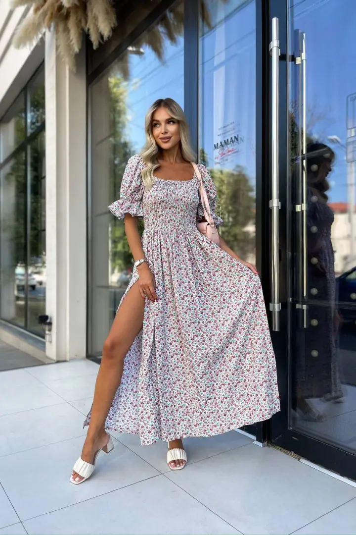 Длинное летнее платье  FAV-498A650