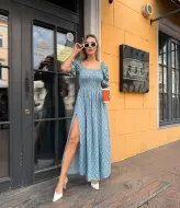 Длинное летнее платье  FAV-498A650