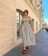Длинное летнее платье  FAV-498A650