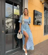Длинное летнее платье  FAV-498A650
