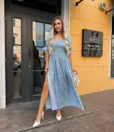 Длинное летнее платье  FAV-498A650
