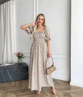 Длинное летнее платье  FAV-498A650