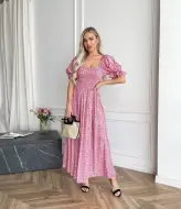 Длинное летнее платье  FAV-498A650