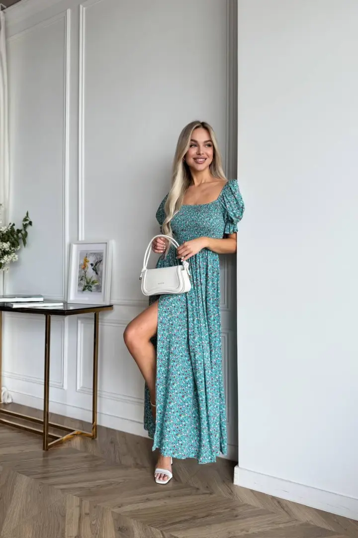 Длинное летнее платье  FAV-498A650