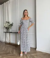 Длинное летнее платье  FAV-498A650