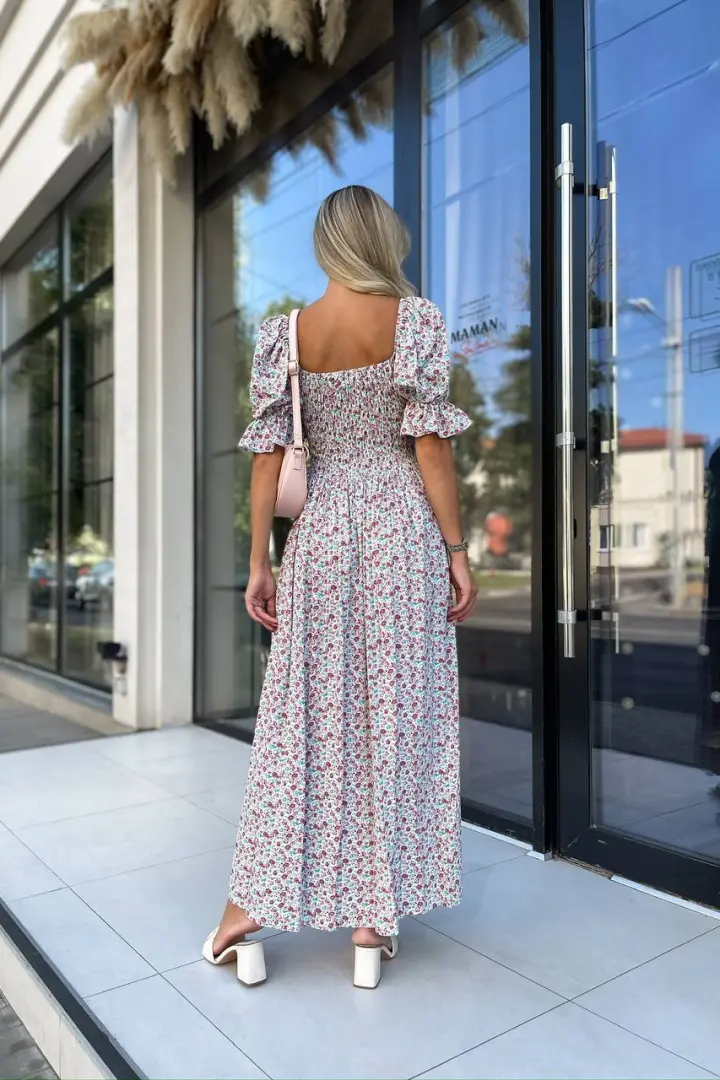 Длинное летнее платье  FAV-498A650