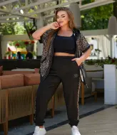 Модный брючный костюм женский MOV-450A760
